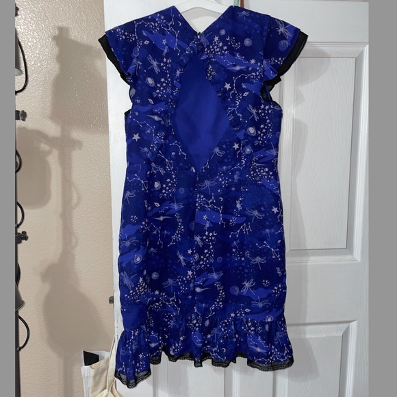 Three Floor Afterglow Celestial Star Print Dress - Picture 7 of 13